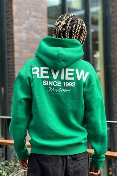 Review Yeşil Oversize Sweatshirt SW737